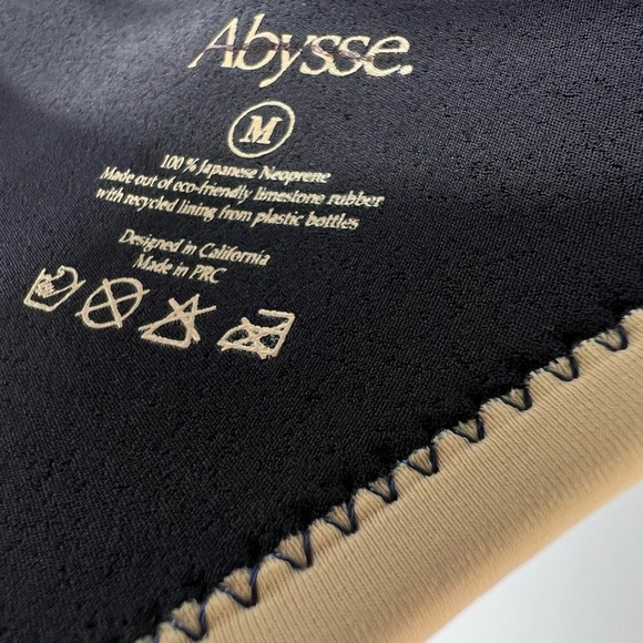 Abysse Jenna Neoprene Ocean Bikini Bottoms In Blue - Picture 4 of 5